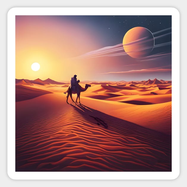 Sahara Sticker by Colin-Bentham